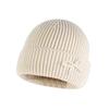 Pearl Bow Autumn and Winter Warm Woolen Hat for Women Korean Knitted Hat Showing Face Small Versatile Couple Pullover Cold Hat