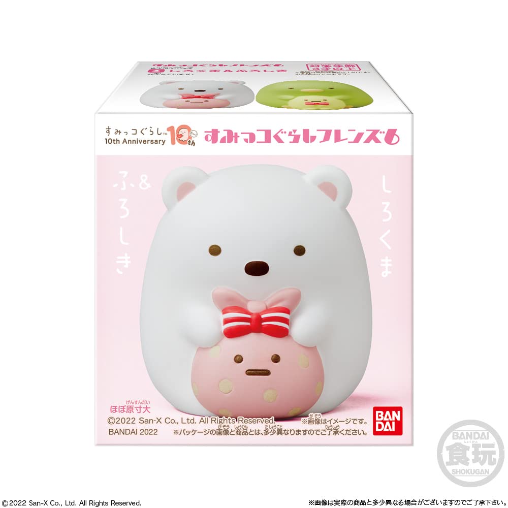 Sumikkogurashi Friends 6 (12 Pieces) Candy Toychewing Gum 1 Piece (Sumikkogurashi)