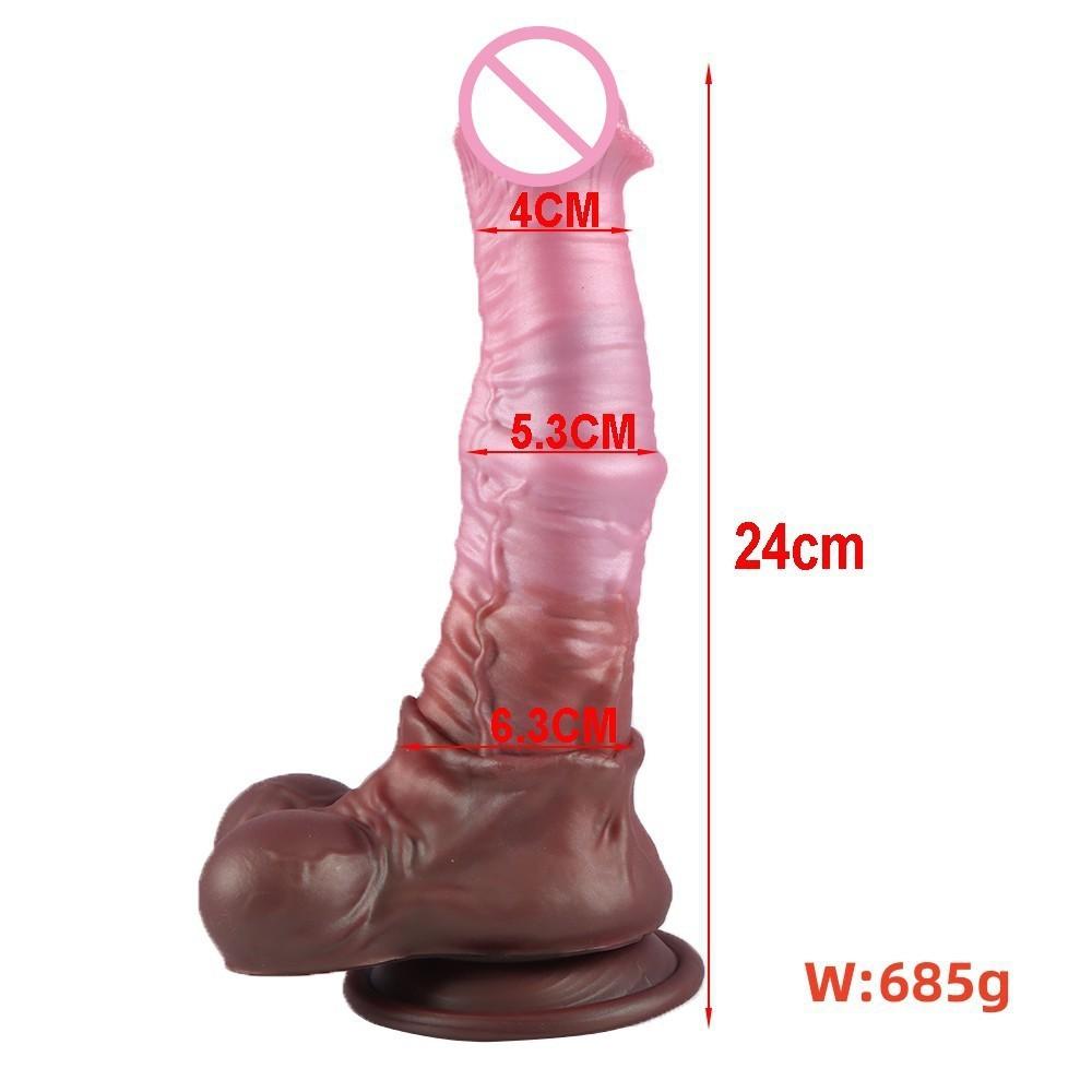 Silicone Dildo Oversized Simulation Animal Dildo Soft Penis