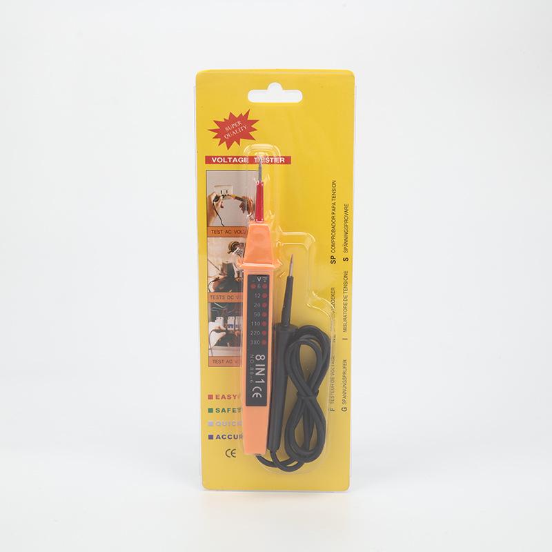 8-in-1 Multi-function Electric Test Pen with Digital Display for AC/DC Voltage (6-380V)