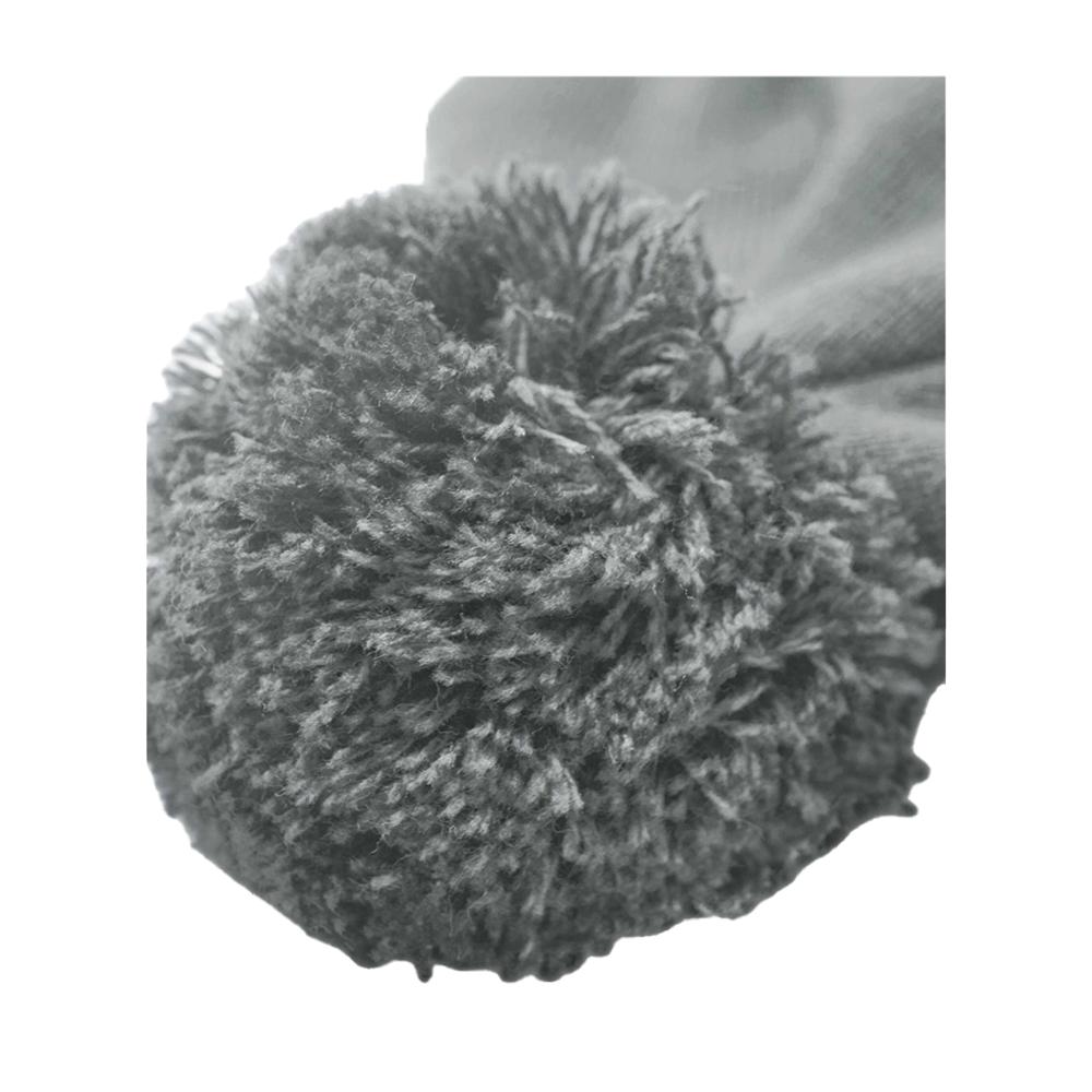 Beechfield Pom Pom AppliquÃ© Patch Beanie