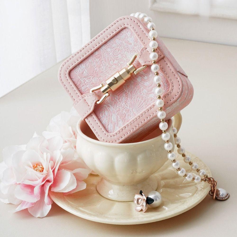 Flower Jewelry Packing Box Large Capacity Jewelry Display Box Retro Jewelry Storage Case  Outdoors