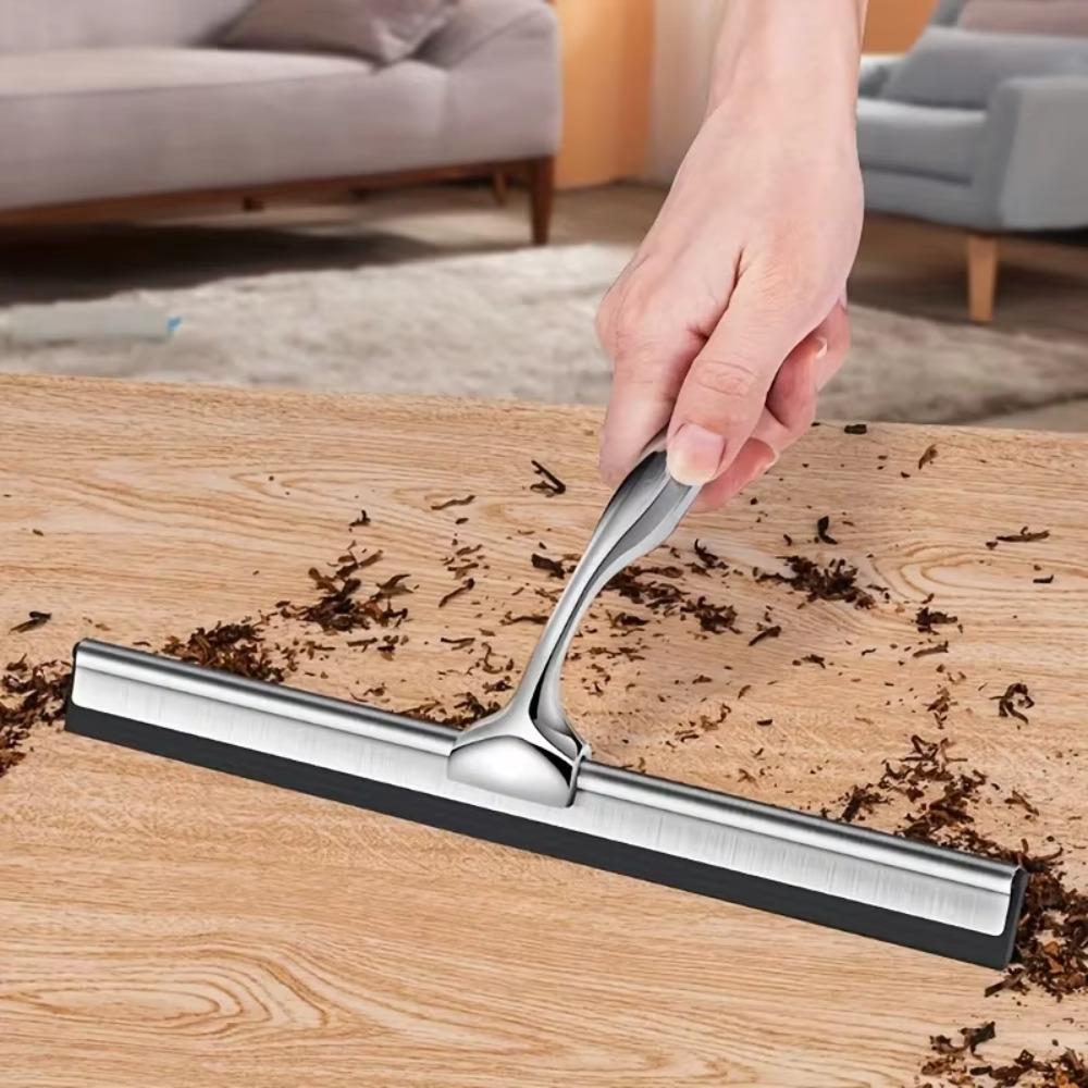 Hanging Window Glass Cleaner Non-slip Handle Shower Squeegee T Shape Glass Wiper  Bathroom