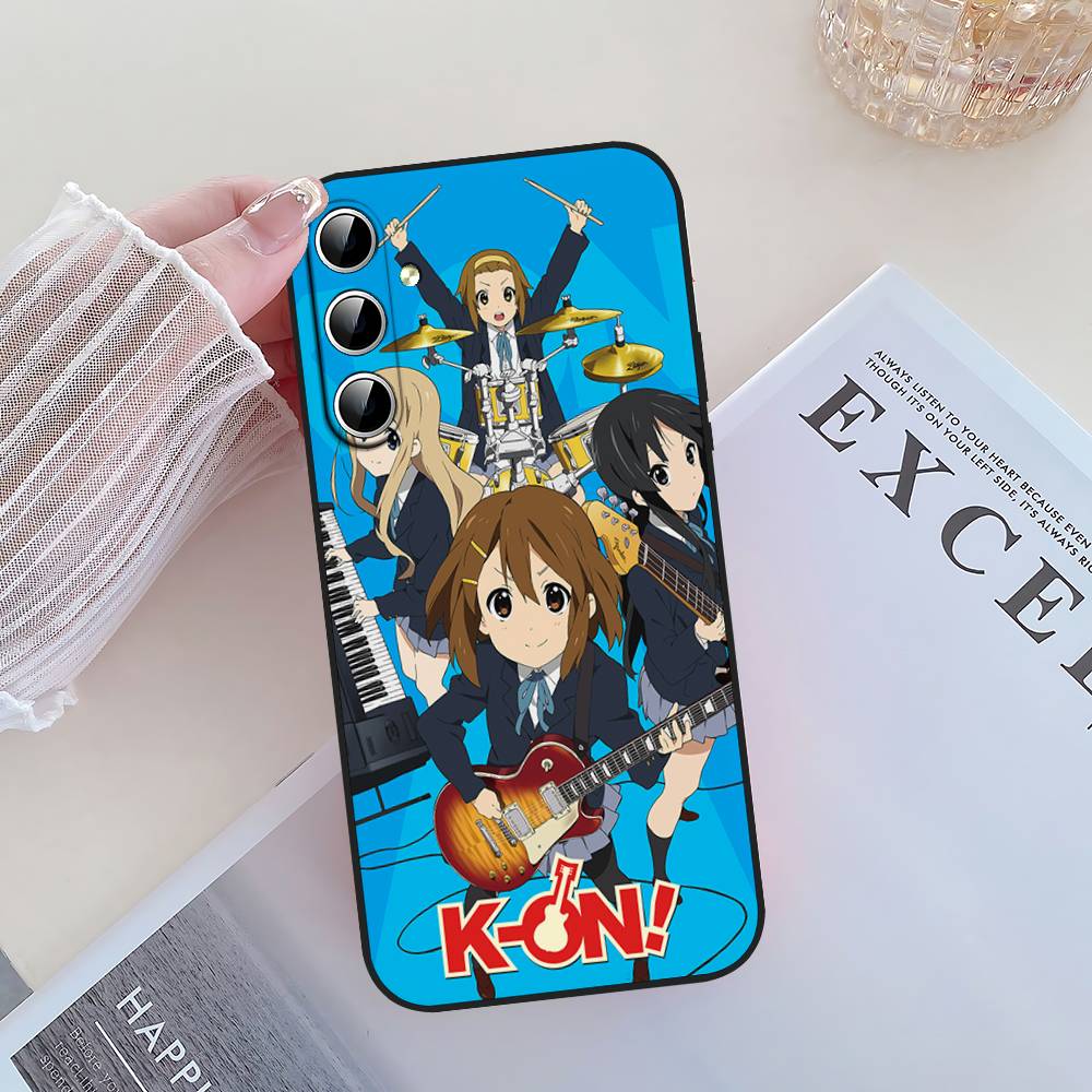 Anime K-K-ON! Phone Case For Samsung Galaxy S21 S22 S23 S24ULTRA S25ULTRA FE Ultra Plus5G A52S S26 Soft Cover