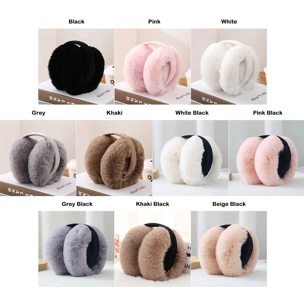 Foldable Warmth Eartips Adjustable Ear Covers Cute Warm Ear Cushions  Male Female