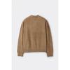 Customellow Brown Chenille Collar Cardigan Off Season Cwwaw25712brx