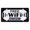 DORA Tin Sign OPENCLOSED Free WIFI License Plate Store Wall Decor Restrooms Tin Sign Vintage No Smoking WC Metal Sign Painting Plaques Poster