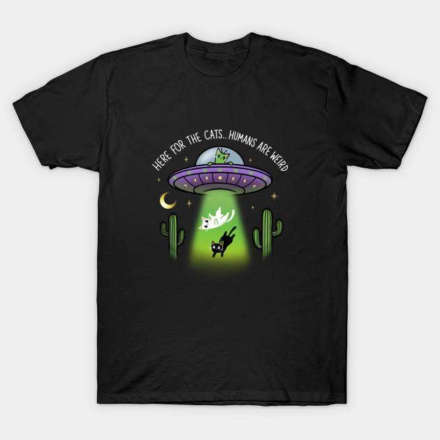 

Men Black Print T-shirt Here For The Cats Alien Ufo Cats No-Cut Transfer Paper Print Cotton Tshirt 2XL чорний