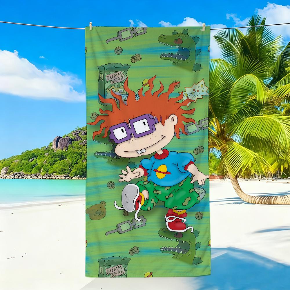 Anime R-RUGRATS-S Towel Sports Quick Dry Travel Camping Sandproof Soft Light Large Beach Towel