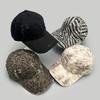 Amerikanische Camouflage Zebra-Print Leopard-Print Buchstaben-Stickerei Baseballkappe Gerissener Sonnenschutz Retro Persönlichkeitskappe