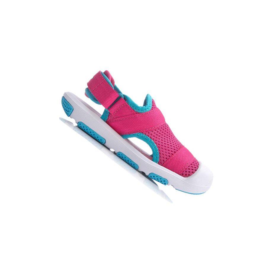 Li Ning Kids Sports Lifestyle Series Velcro Comfortable Durable Lightweight Sandals Kids Sandals Blue Pink YKAP114-6