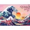 The Great Wave of Kanagawa Ukiyoe Japanese Art Vintage Poster Canvas Painting Famous Wall Pictures Living Room Home Decor