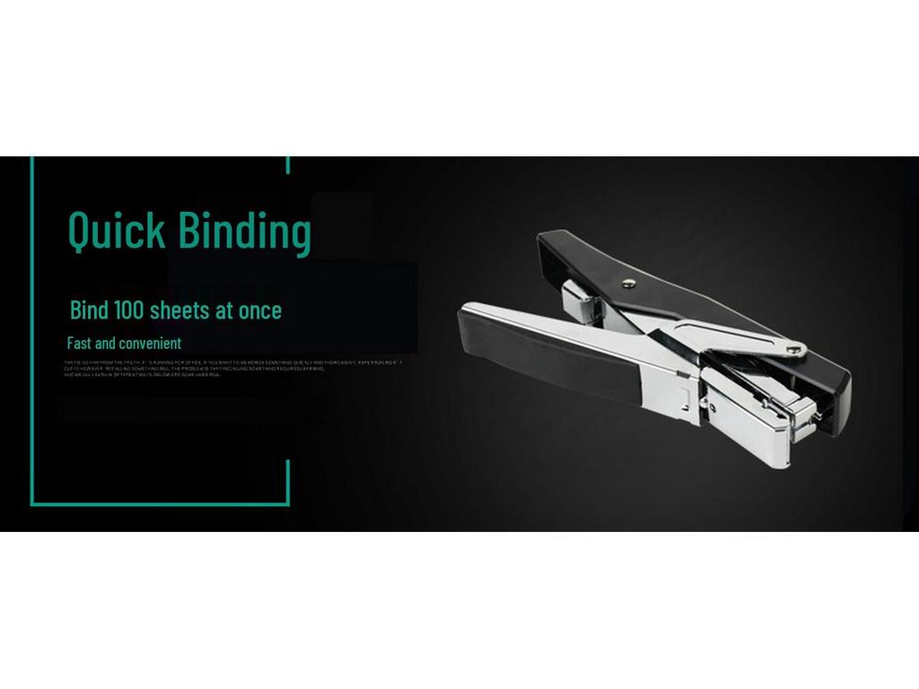 Deli Multifunctional Labor-Saving Handheld Stapler for Office and Takeaway Orders