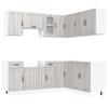 Kalmar 11-Piece Kitchen Cabinet Set Sonoma Oak Grey