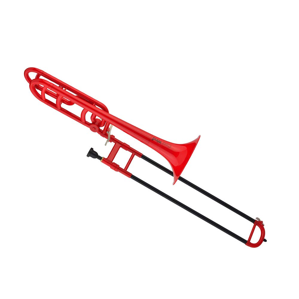 

Cool Wind RED Красный пластиковый тромбон тенор бас Cool Wind TB-200/F