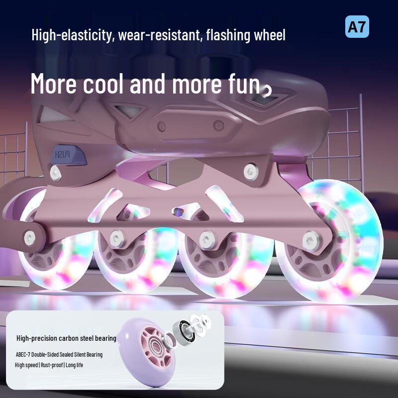 SWAY Kids Adjustable Inline Skates with Protective Gear Set