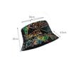 Color Sequins Fisherman Hat Women's Bucket Hat Foldable Basin Hat