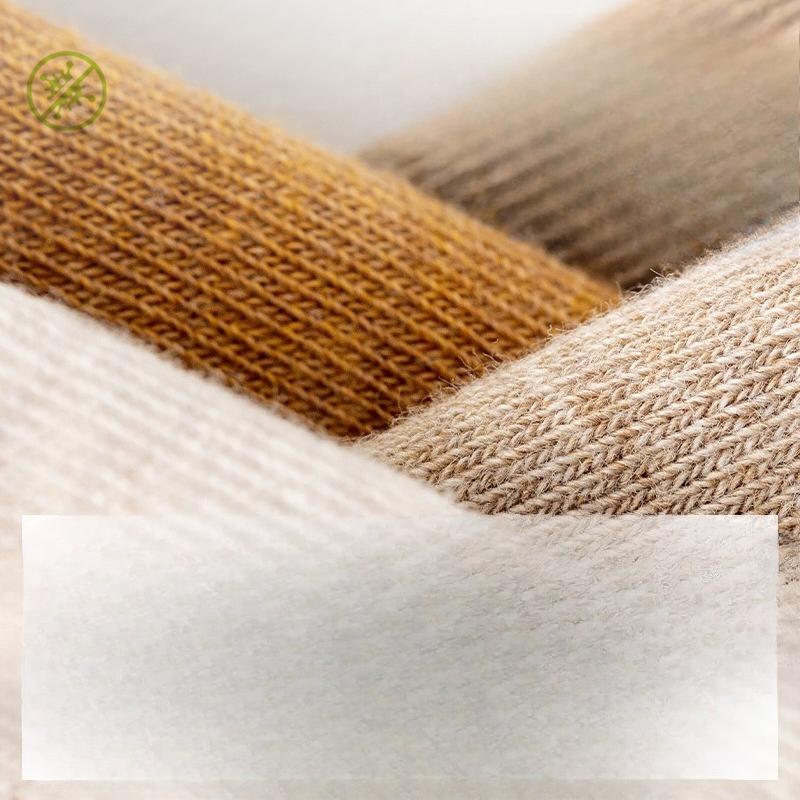 Solid Color Casual Business Socks for Women, Spring and Summer Breathable and Sweat-absorbing Socks, All-season Cotton Socks