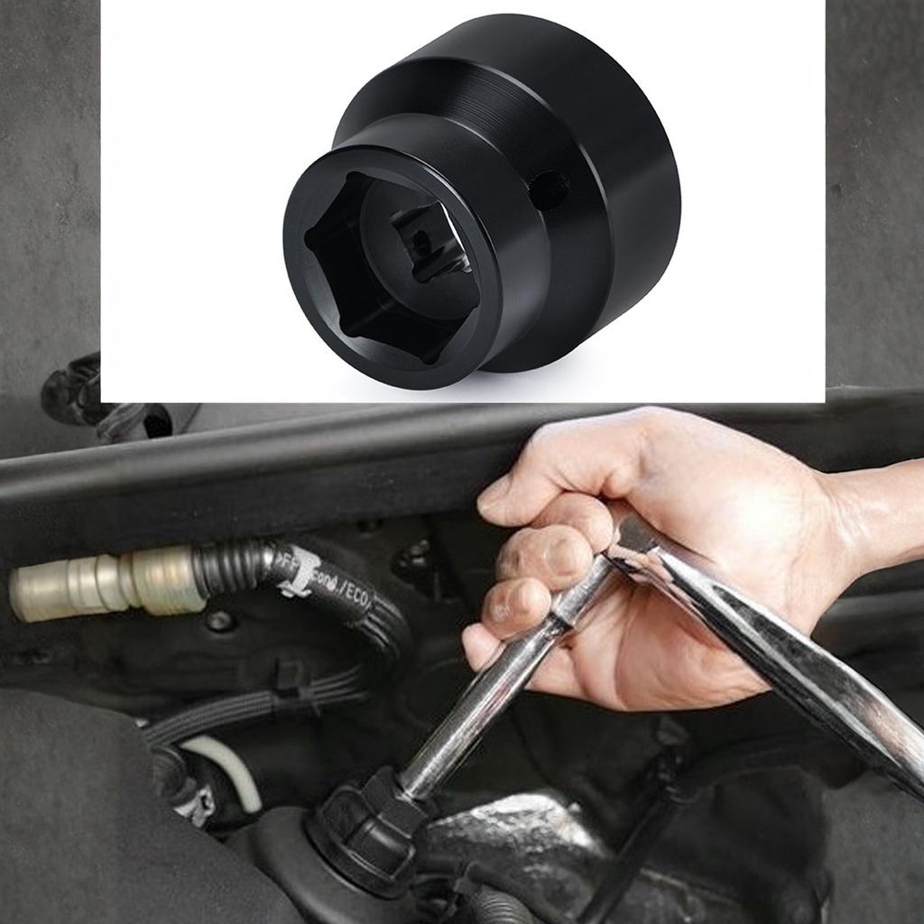 Fuel Filter Oil Filter Socket 24mm 36mm Reversible 3/8" Square Drive For  6.0L & 6.4L Power    Cadillac Chevy