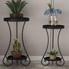Nordic Stand Potted Flower Flower Display Shelf Floor Standing Iron Flower Holder for Entryway Pot Office Yard Decor