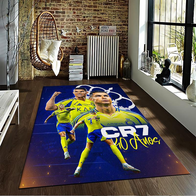 "CR7 Football carpet" Designed floor mat, suitable as a non-slip mat for the living room or bedroom sofa