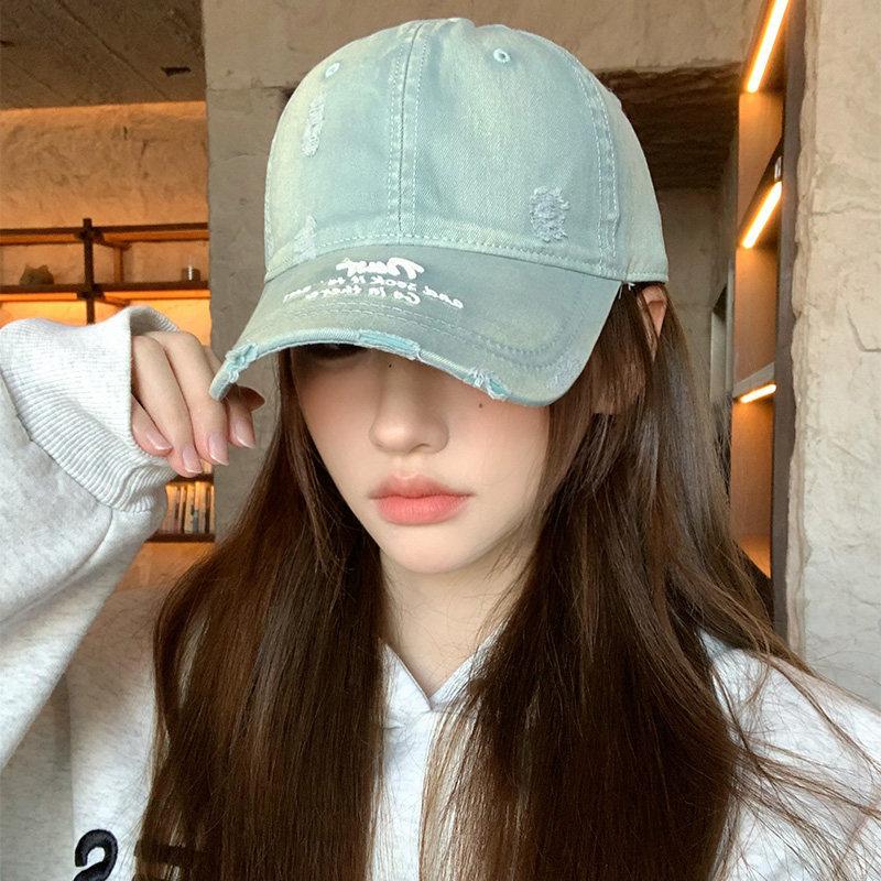 Cotton Baseball Cap With Embroidered Letters For Casual Outdoor And Sports Use