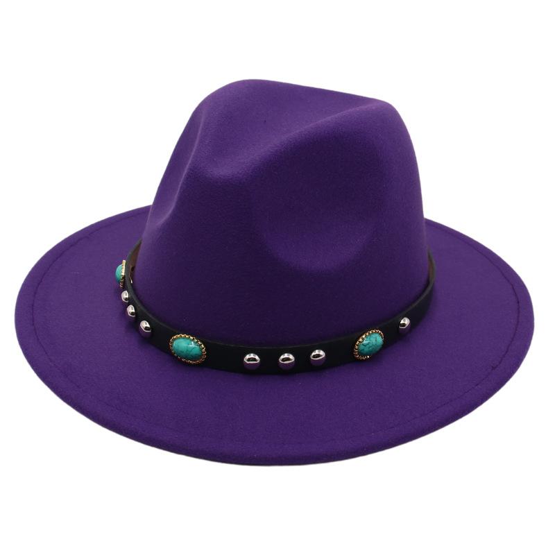 British Top Hat Jazz Fedora Hat Western Cowboy Hat Knight Hat