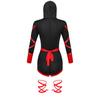 Women's Dragon Ninja Costume - Japanese Warrior Halloween Outfit