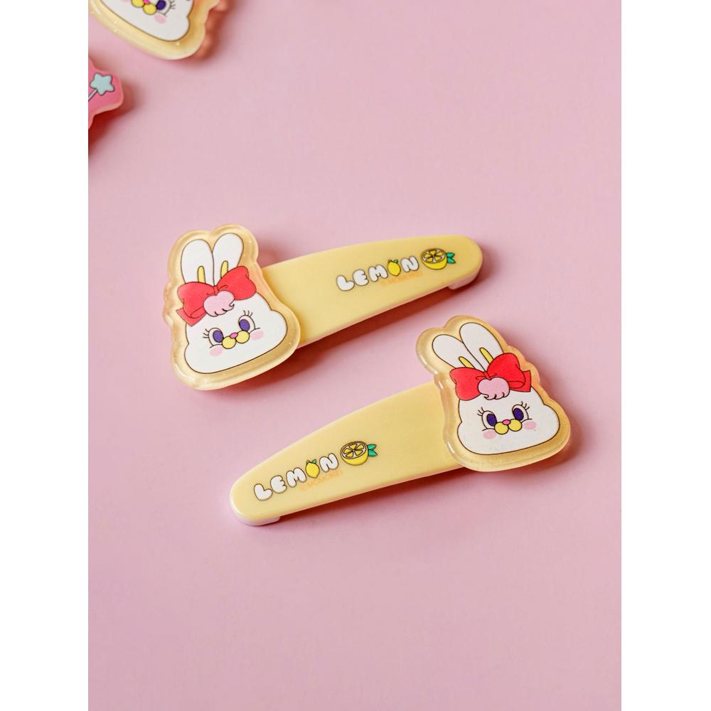 Daiso Momorei Rico 3d Snap Pins  Pack Of 2