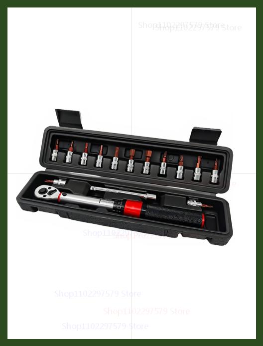 

Набор динамометрических ключей для велосипеда 15 шт. 1/4 дюйма двунаправленный велосипедный набор инструментов с шестигранными ключами и торцевыми головками мотоциклетный ремонтный гаечный ключ