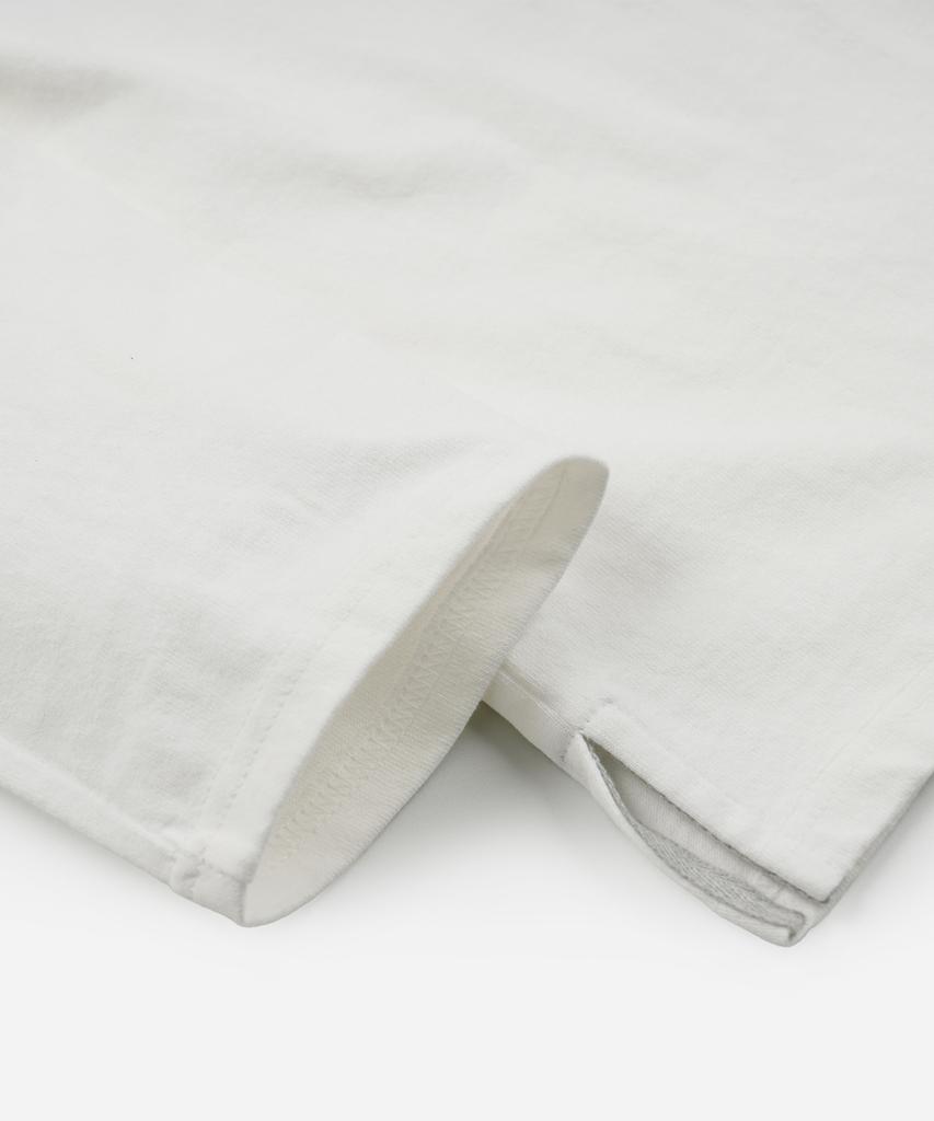 FRIZMWORKS 10S Solid Henley Neck Tee _ White