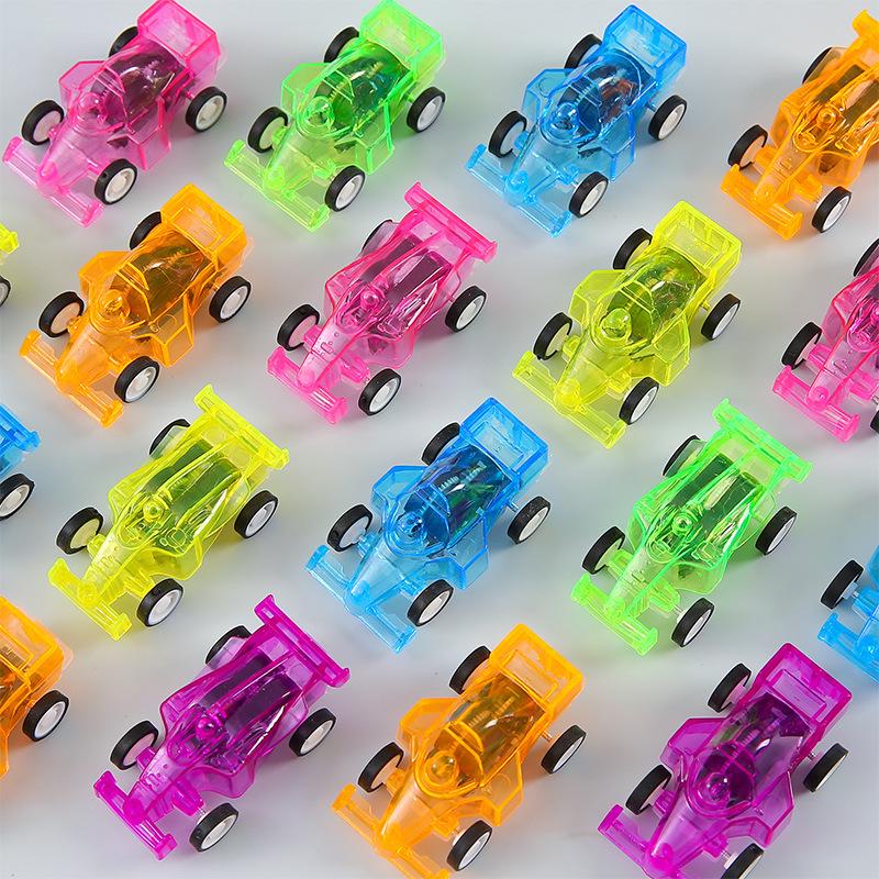 Mini Transparent Pull-Back Racing Car Toy - Cute Small Car for Boys, Perfect as Student Gift or Prize