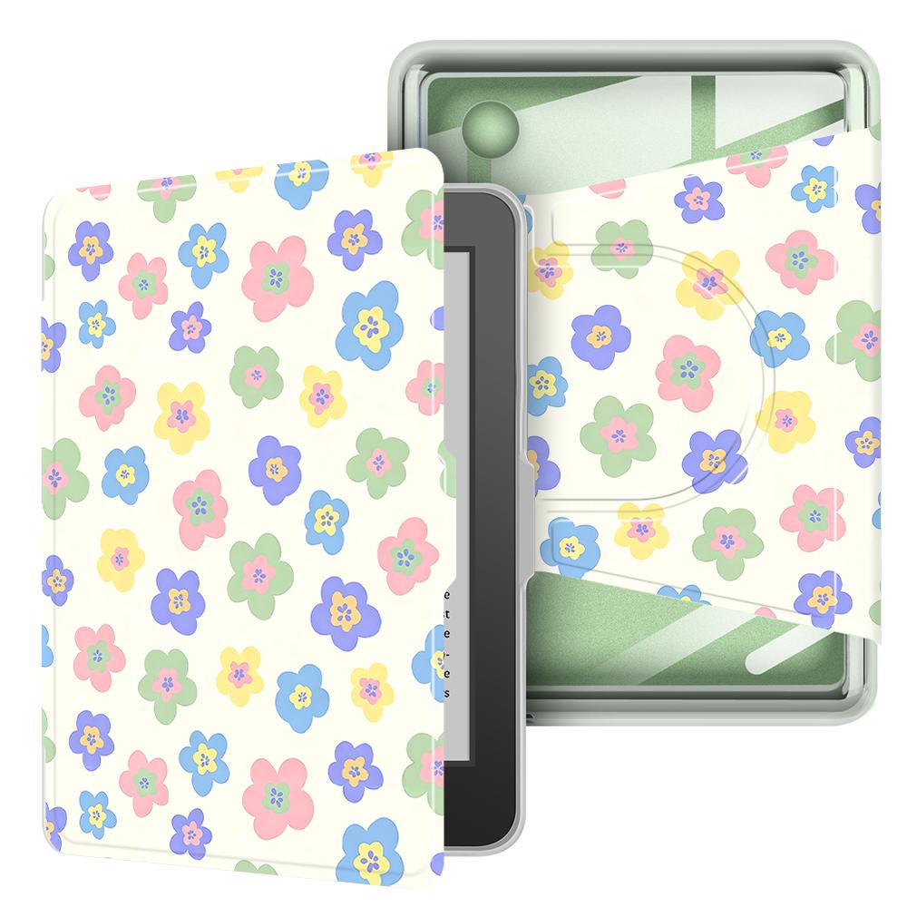 Magnetic detachable Custom Kobo Case for Kobo Clara Colour Libra Colour PU leather Cover clear Back Shell Support magsafe Kobo Libra Colour&Pu&7 ,  6  темно-зеленого