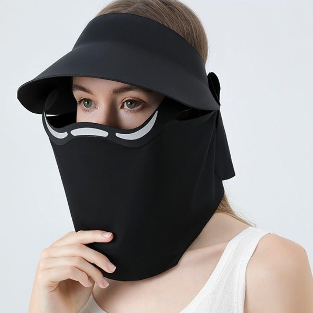 Detachable Sun Protection Mask Breathable UV Protection Mask Fashion Full Face Mask  Running Sports