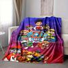 1pc Paw Patrol Characters Soft & Warm Flannel Blanket, Multi-Purpose Throw Blanket for Couch, Sofa, Office, Bed, Camping, Travel 122