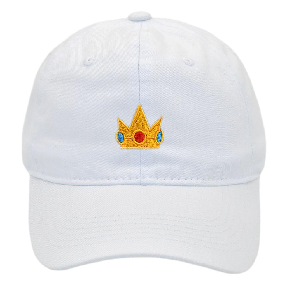 Crown Embroidered Baseball Cap Princess Peach Girl Hat Rosalina Dad Cap Spring Summer Beach Women Comfortable Sun Hat