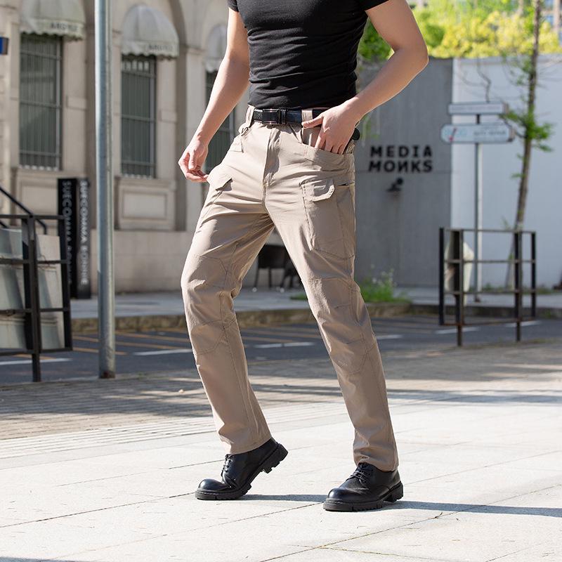 Quick-Dry Elastic Tactical Pants for Summer: Mountaineering, Training, & Work