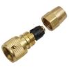 Brass Quick Connectors with Strong Corrosion Resistance & Easy Setups Corrosion Resistant Brass Adapter for Garden Hoses