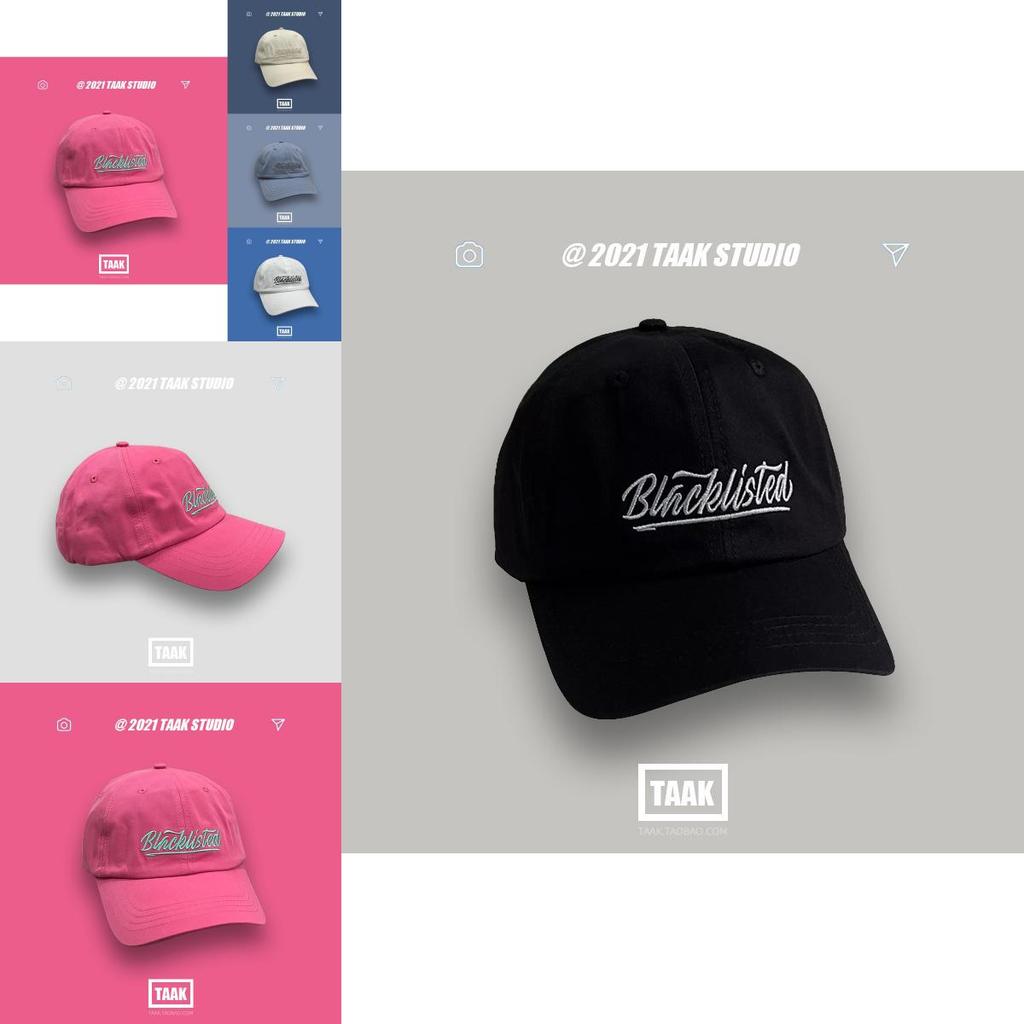 Trendy Magenta Cotton Baseball Cap For Women With Letter Embroidery Summer Hat