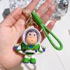6 Pcs/set Anime  Keychain Cute Woody Buzz Lightyear Doll Keychain Couple Bag Pendant Key Chain Jewelry Toy Gifts