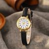 Simple Diamond Point Roman Small Dial Quartz Mesh Strap Watch