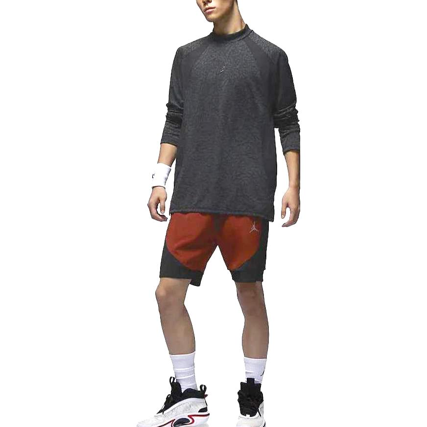 Jordan Dri-FIT ADV Sport Long Sleeve Performance Tee Men Tops Dark-Grey FD8124-022