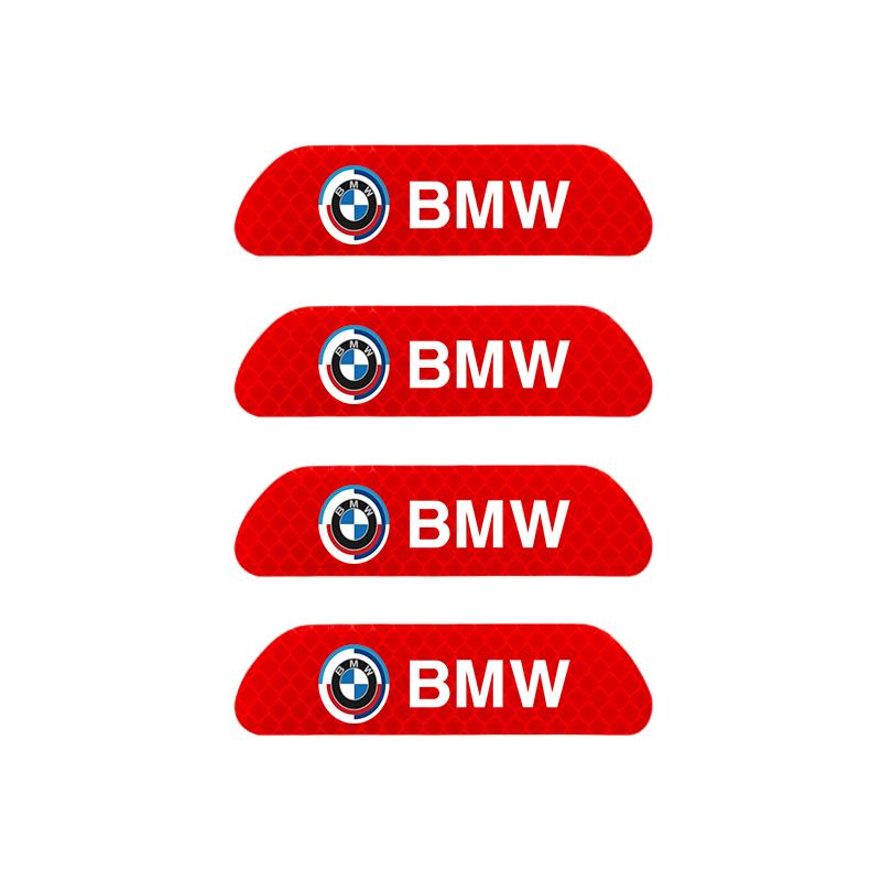 Car Reflective Door Sticker Safety Opening Warning Reflector Tape Decal For BMW X1 X2 X3 X5 X4 X6 X7 iX3 F20 F10 F07 E70 E46 E90