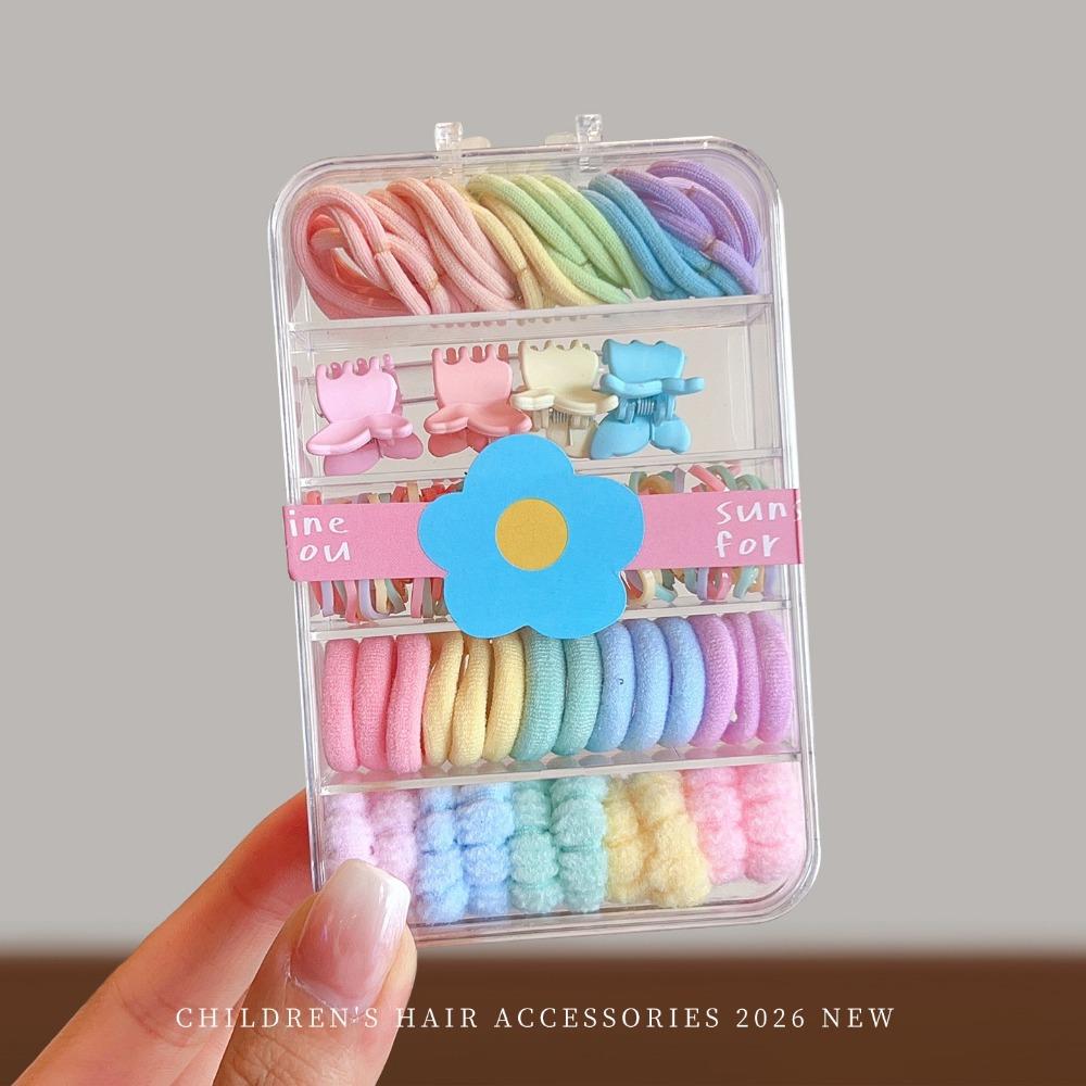 Spiral Design Mini Hair Bands High Elasticity Thin Hair Ties Ponytail Holders For Toddler Girls