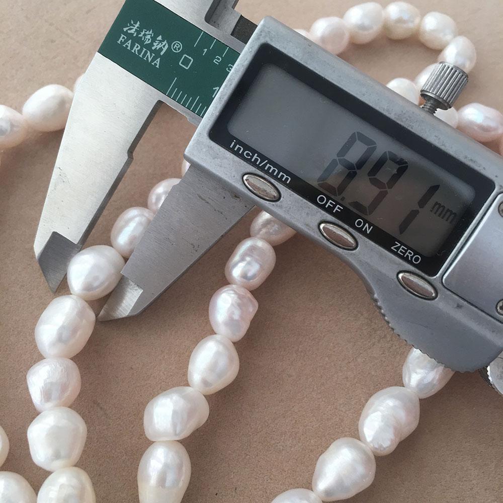 24 Inch Hair Band Custom Elastic New Women 8.3-9.3 Mm Baroque Handmade Natural Freshwater Pearl Hair Bands Wholesales Price