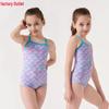 Adorable Traje de Baño de una Pieza con Escamas de Pez para Niñas - Perfecto para el Entrenamiento de Natación