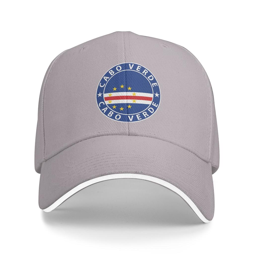 Capo Verde Cabo Verde bandiera bandiera stemma Cappellini Per Unisex Donna Cappellino da Baseball alla Moda Cappellino da Trucker Copricapo da Golf Regolabile