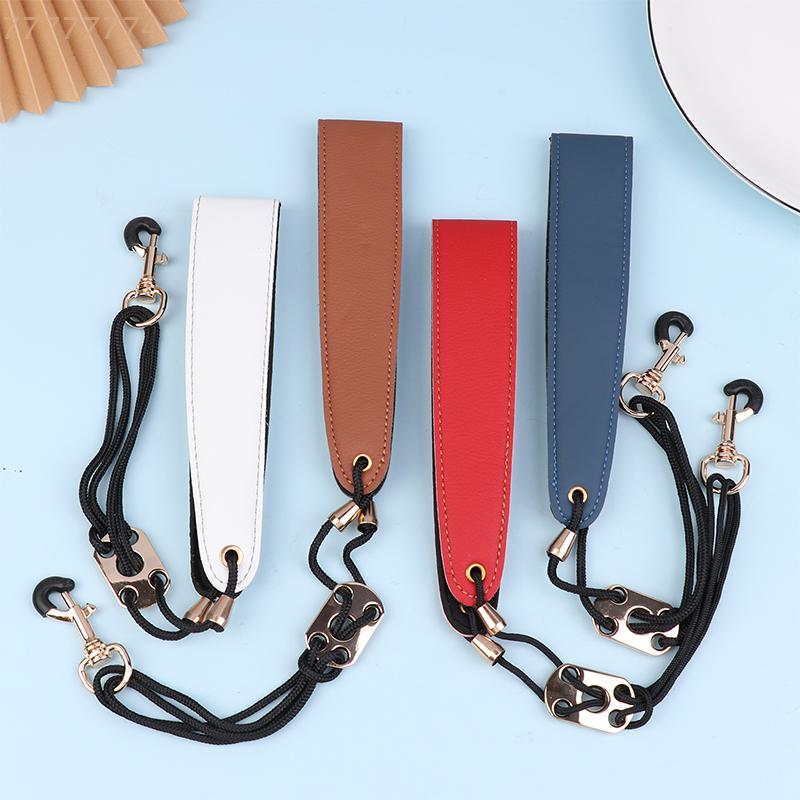 Adjustable Leather Saxophone Strap Neck Lanyard for Soprano Tenor Alto Baritone Musical Instrument Accessory for Adults And Chil