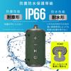 Ohm AudioComm Wireless Speaker Waterproof Compact Portable Speaker Wireless Outdoor Speaker Supports microSD Card Playback Green Ohm Electric (OHM)