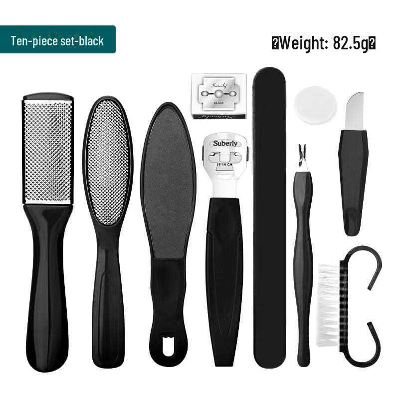 

Пилка для ног из нержавеющей стали с чехлом — удаляет омертвевшую кожу и мозоли